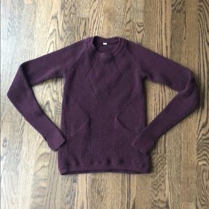 Lululemon burgundy sweater